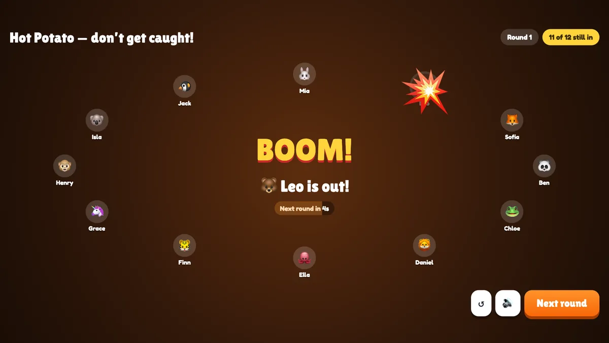 BOOM — المحمول خارج