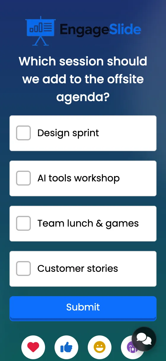 Phones use the slide’s background, colours and font too