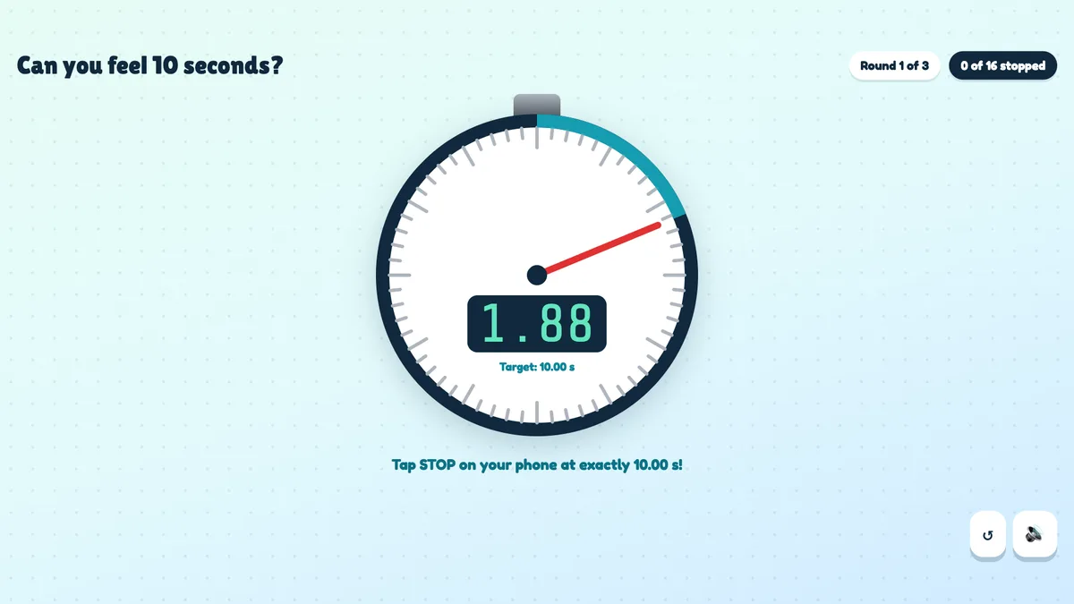 The clock runs on every phone and on the big screen…