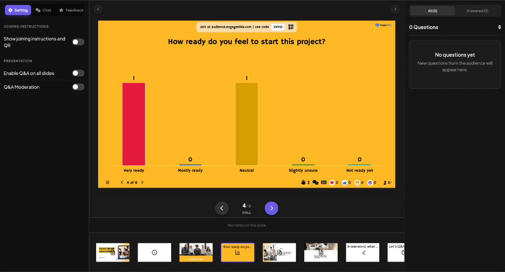 EngageSlide Live Remote View