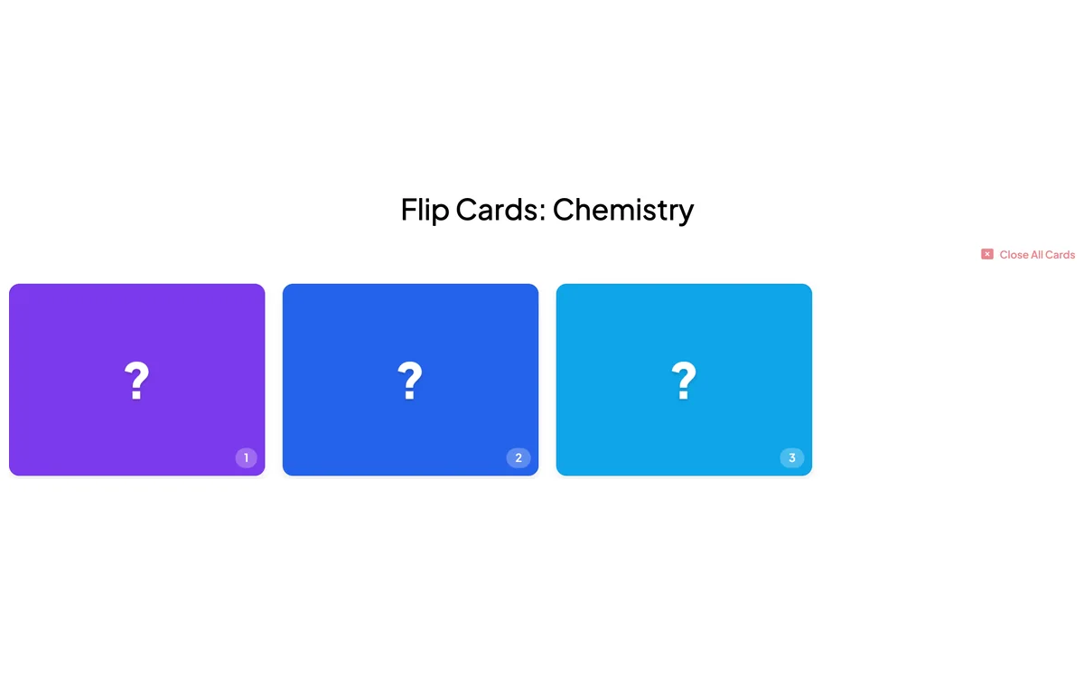 Flip Cards tipo de diapositiva interactiva en EngageSlide